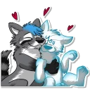 Sticker Dash Raccoon - 2