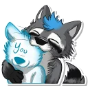 Sticker Dash Raccoon - 3