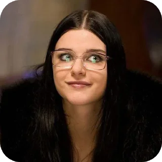 Sticker Даша из папиных дочек 🖤 - 2