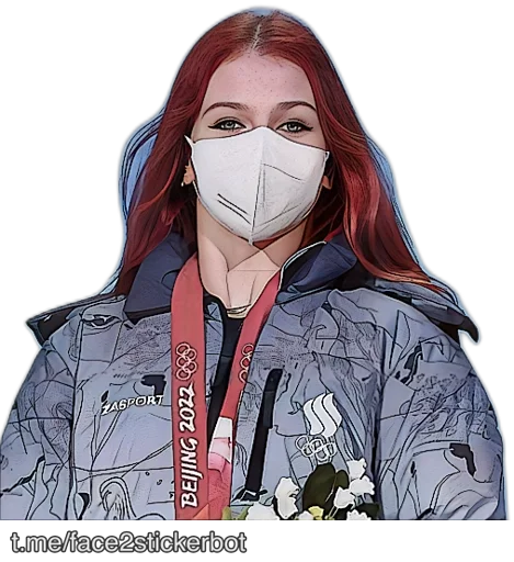 Sticker DashaTrusova - 1