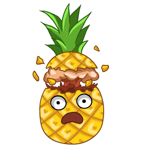 Стикер Ананасики - 3