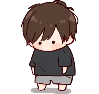 Sticker Дэйс-кун @nyasticks - 11