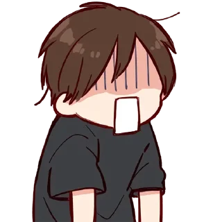 Sticker Дэйс-кун @nyasticks - 5