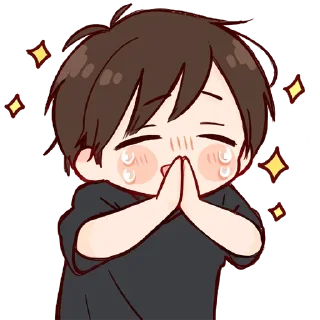 Sticker Дэйс-кун @nyasticks - 10