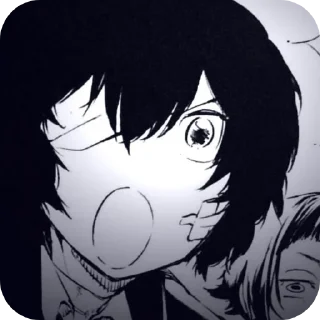 Стикер Dazai тгк:@qismi1 - 10