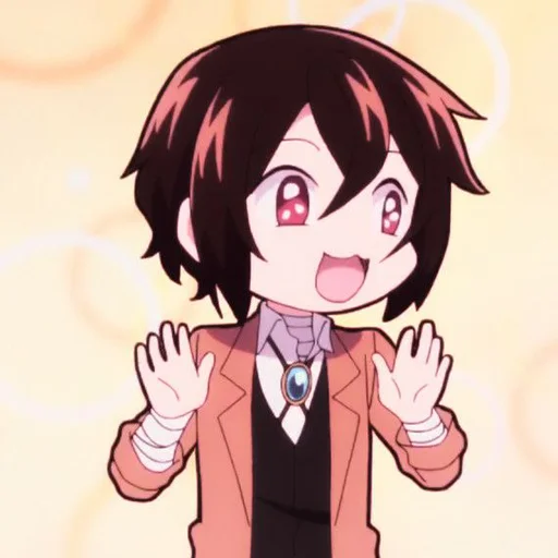 Sticker Dazai chibi 🌷 - 5