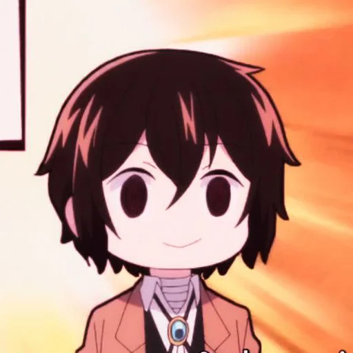 Sticker Dazai chibi 🌷 - 4