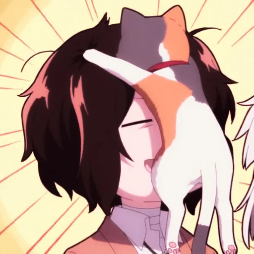 Sticker Dazai chibi 🌷 - 1