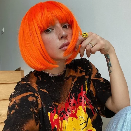 Человек человеческое лицо шиньон