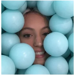 человеческое лицо воздушный шар Человек