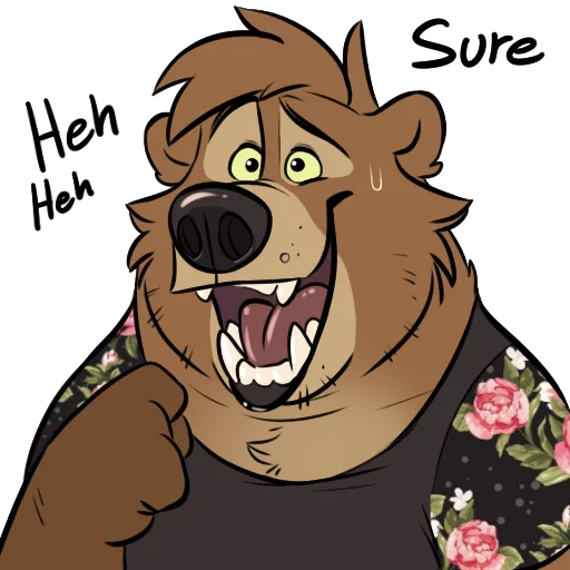 Sticker Dead Bear - 11