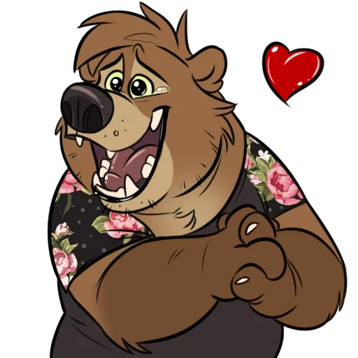 Sticker Dead Bear - 0