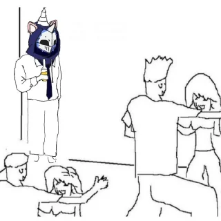 Sticker Дед долбаеб - 4