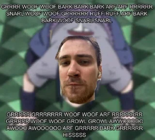 Sticker Дед долбаеб - 2