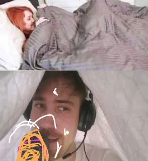 Sticker Дед долбаеб - 0