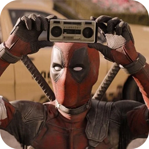 Sticker DeadpoolSticersgerip - 1