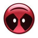 Sticker Deadpool Emojis - 4