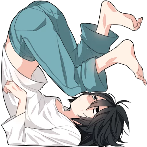 иллюстрация аниме эскиз