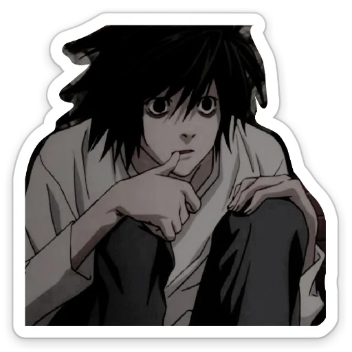 Sticker Death_note_L_1 - 1