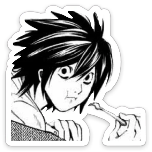 Sticker Death_note_L_1 - 0