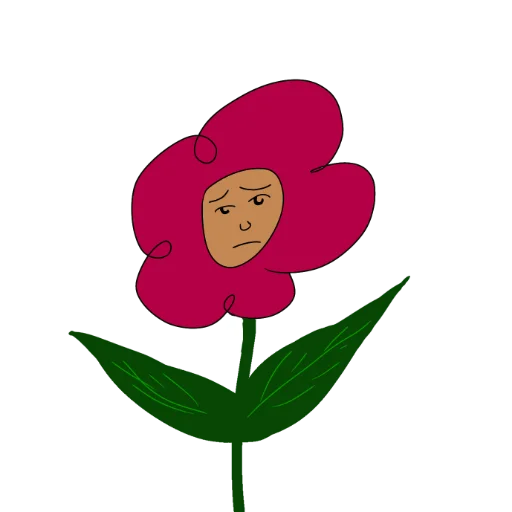 Sticker Цветок Гена - 5