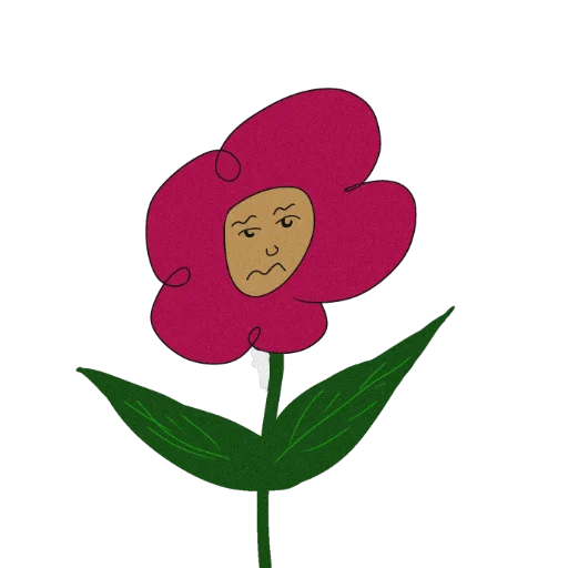 Sticker Цветок Гена - 3