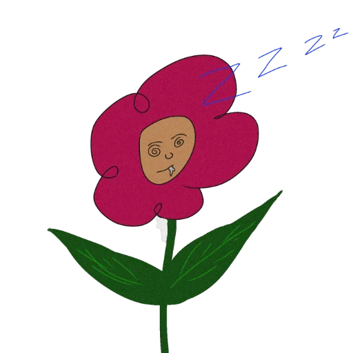 Sticker Цветок Гена - 1