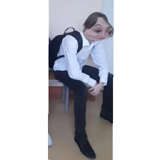 Sticker Дед из шишки - 10