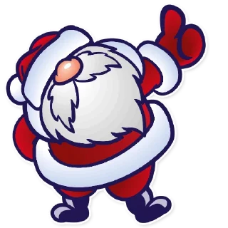 Sticker Дед Мороз @gorodnaholste - 5