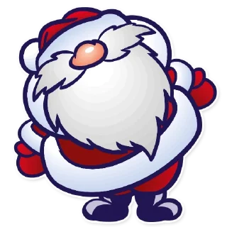 Sticker Дед Мороз @gorodnaholste - 4