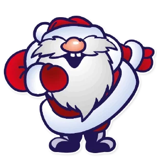 Sticker Дед Мороз @gorodnaholste - 11