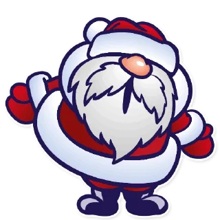 Sticker Дед Мороз @gorodnaholste - 7