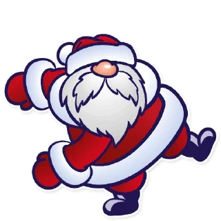 Sticker Дед Мороз @gorodnaholste - 3