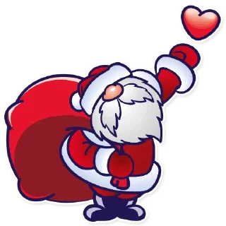 Sticker Дед Мороз @gorodnaholste - 2