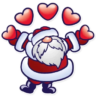 Sticker Дед Мороз @gorodnaholste - 9
