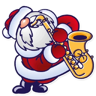 Sticker Дед Мороз @gorodnaholste - 6