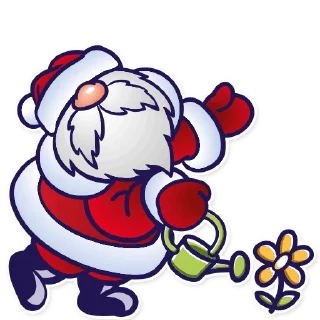 Sticker Дед Мороз @gorodnaholste - 1