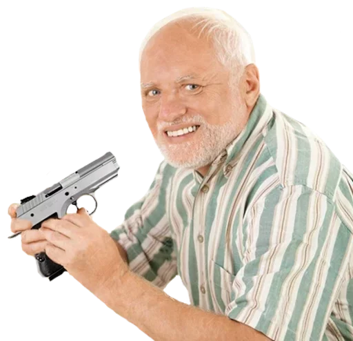 Sticker Дед Гарольд by @fStikBot - 10