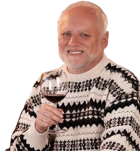 Sticker Дед Гарольд by @fStikBot - 6