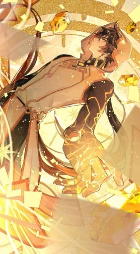 аниме мультфильм cg иллюстрация