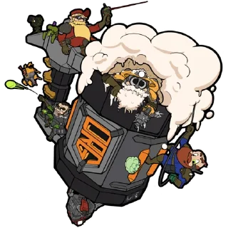 Стикер LeaveNoDwarfBehind by @Paint_Black - 10