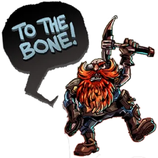 Стикер LeaveNoDwarfBehind by @Paint_Black - 1