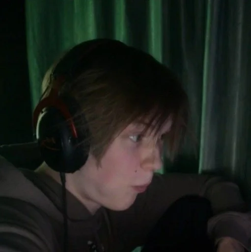 headphones person indoor