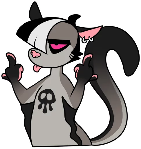 Sticker DegenerateIzzy - 1