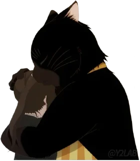 Стикер Dekiru Neko wa Kyou mo Yuutsu @Y2LAB - 8