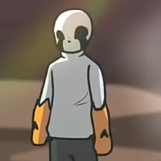 Sticker ᴅᴇʟᴛᴀ sᴀɴs ʙʏ : @stickers_undertale - 3