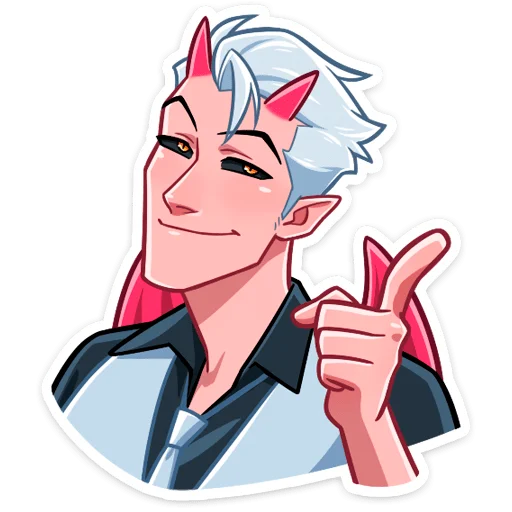 Стикер Демон @nyasticks - 8