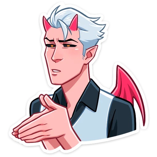 Стикер Демон @nyasticks - 7