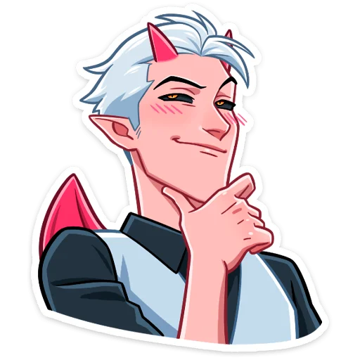 Стикер Демон @nyasticks - 5