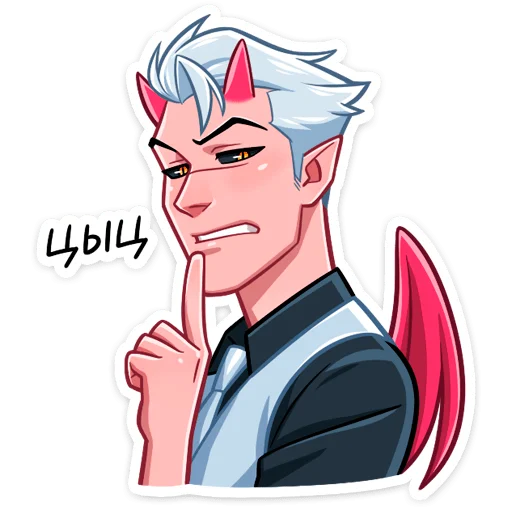 Стикер Демон @nyasticks - 1